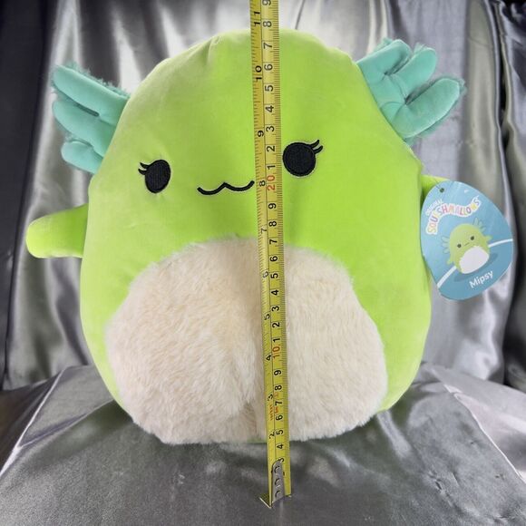 Squishmallows Mipsy GREEN Axolotl 12” Toy Hard to Find Plush Holiday Gift Idea - Picture 10 of 11